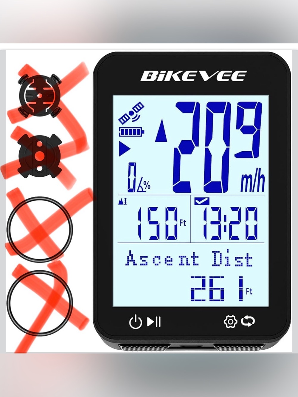 New Open Box *READ* Wireless GPS Bike Computer Bluetooth App, 12 Languages
Bicyc
